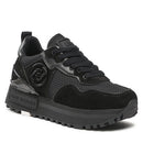 Scarpe Donna LIU JO Maxi Wonder 52 RV Sneakers Platform in Suede e Mesh Nero