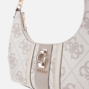 Borsa Donna a Spalla GUESS Linea Erenia colore Dark Taupe Logo Misura Piccola