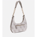 Borsa Donna a Spalla GUESS Linea Erenia colore Dark Taupe Logo Misura Piccola