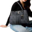 Borsa Donna Shopper a Spalla GUESS Linea Erenia colore Coal Logo
