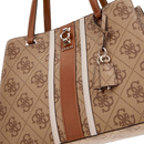 Borsa Donna Shopper a Spalla GUESS Linea Erenia colore Latte Logo