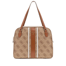 Borsa Donna a Spalla GUESS Linea Erenia colore Latte Logo Misura Grande