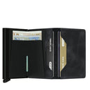 Porta Carte SECRID linea Vintage in Pelle Nero con RFID