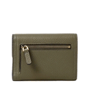 Portafoglio Donna COCCINELLE in Pelle Laurel Green - Lambskin White - Fondant Brown Linea Campus Multicolor