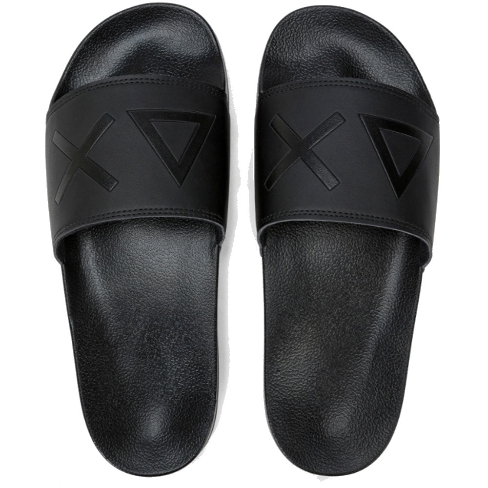 Ciabatte da Uomo SUN68 Linea Slippers Logo Colore Nero - X35102