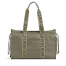 Borsa Donna a Spalla COCCINELLE in Pelle Linea 2Day Signature Large colore Laurel Green