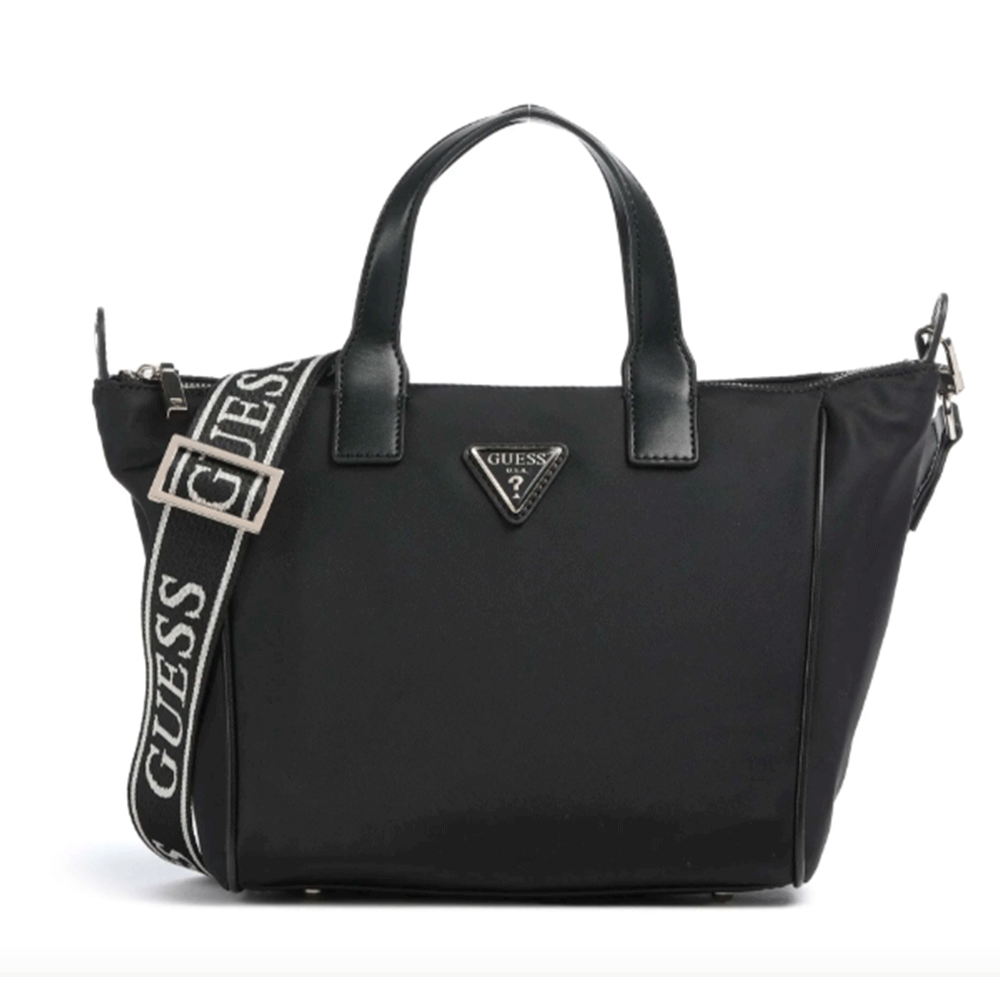 Borsa Donna a Mano in Tessuto GUESS Linea Follie colore Nero