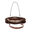 Women's Cognac Shoulder Tote Bag GUESS Masie