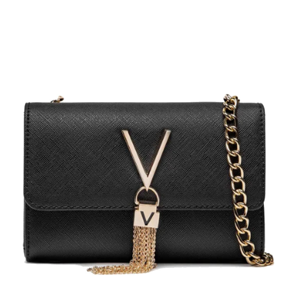 Kleine Umhängetasche für Damen VALENTINO BAGS Divina Line Schwarz Farbe