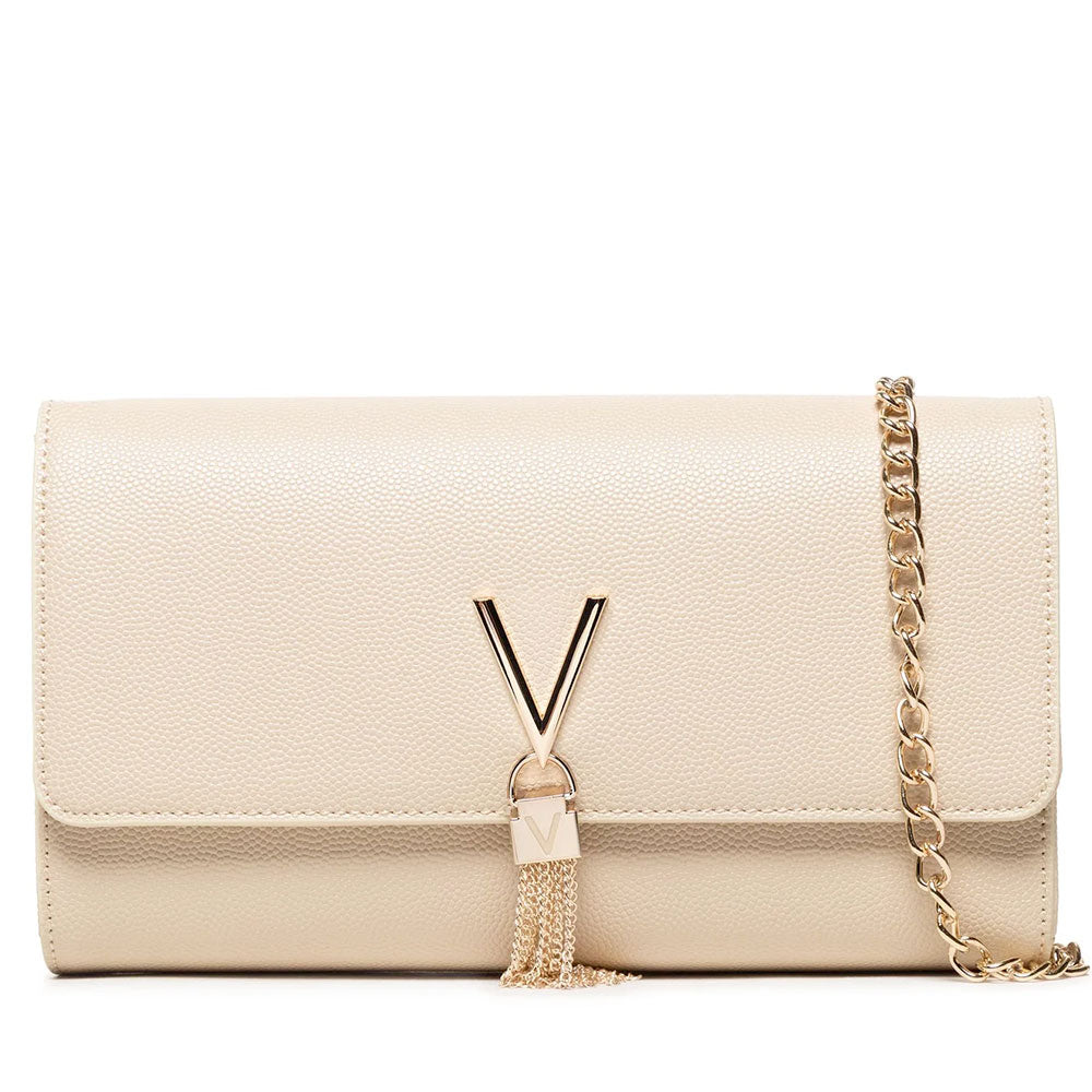 Borsa Donna a Tracolla VALENTINO BAGS linea Divina Colore Beige - VBS1R401G