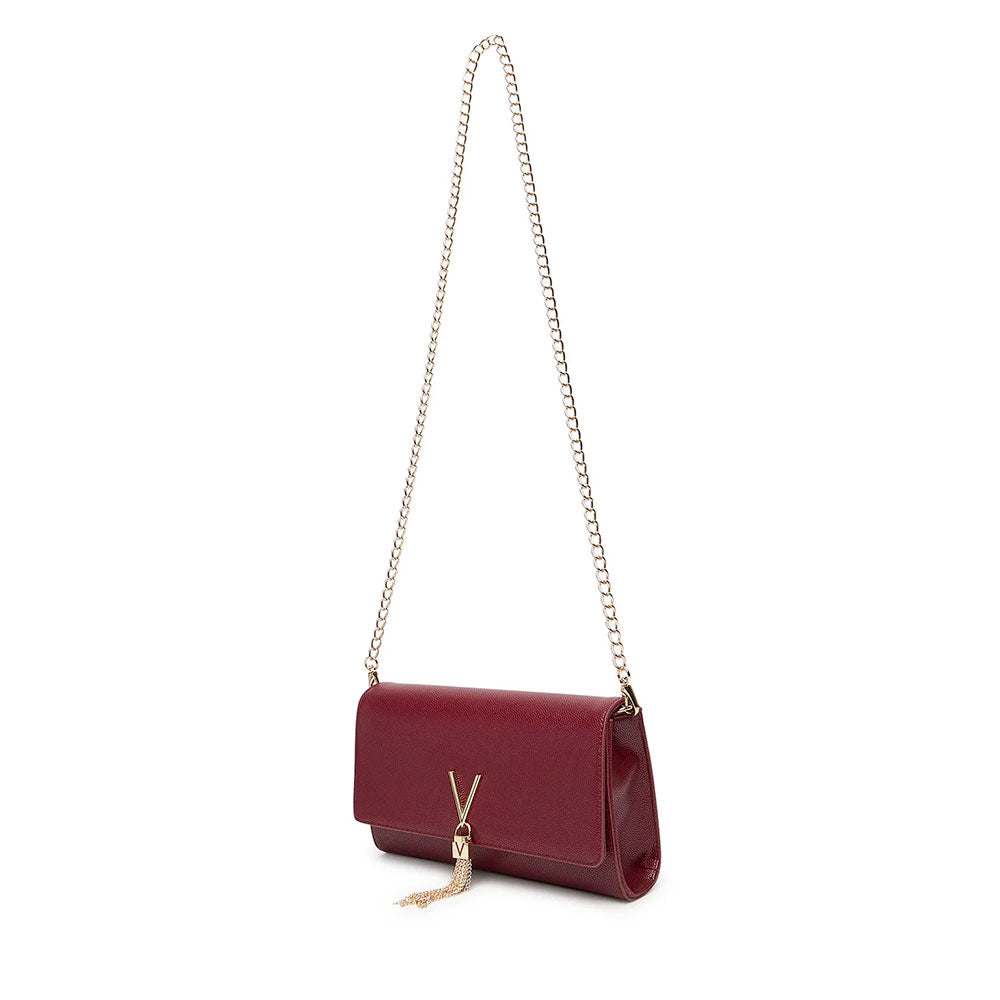Damen-Umhängetasche VALENTINO BAGS Modell Divina in Bordeaux - VBS1R401G