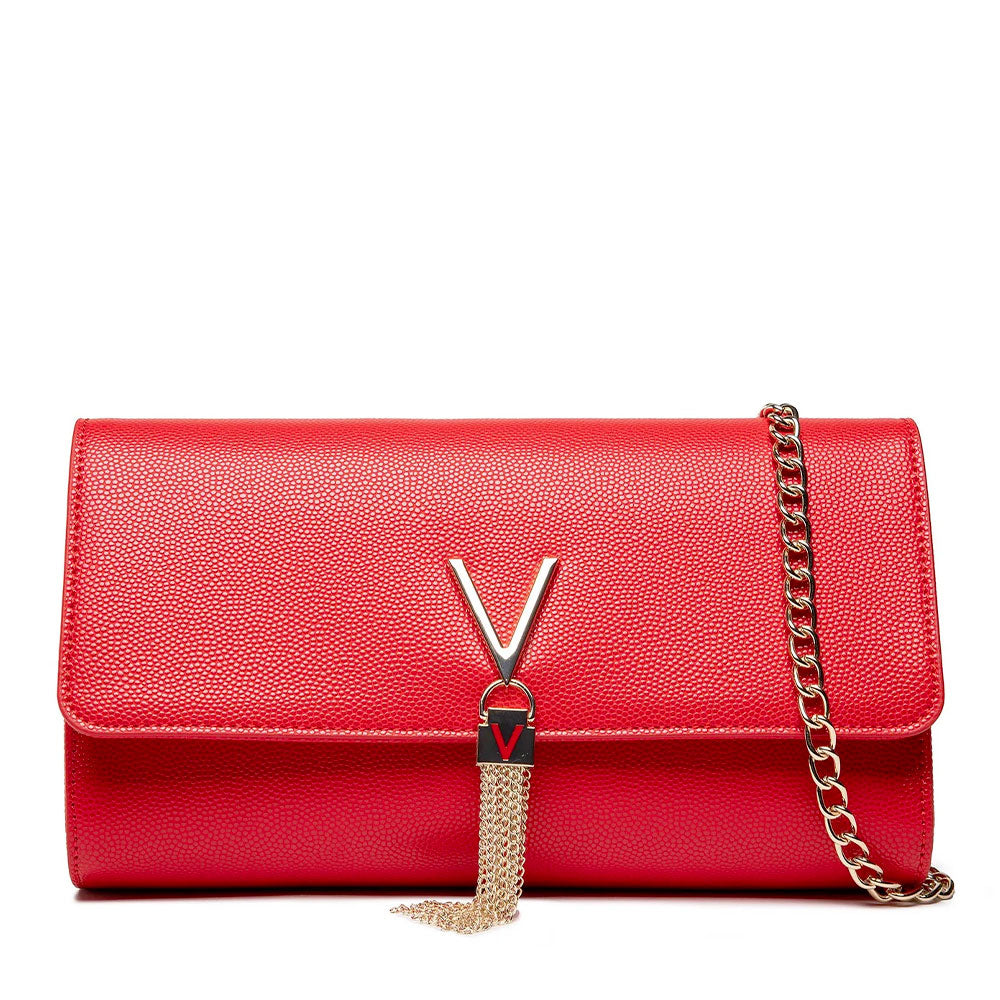 Borsa Donna a Tracolla VALENTINO BAGS linea Divina Colore Rosso - VBS1R401G