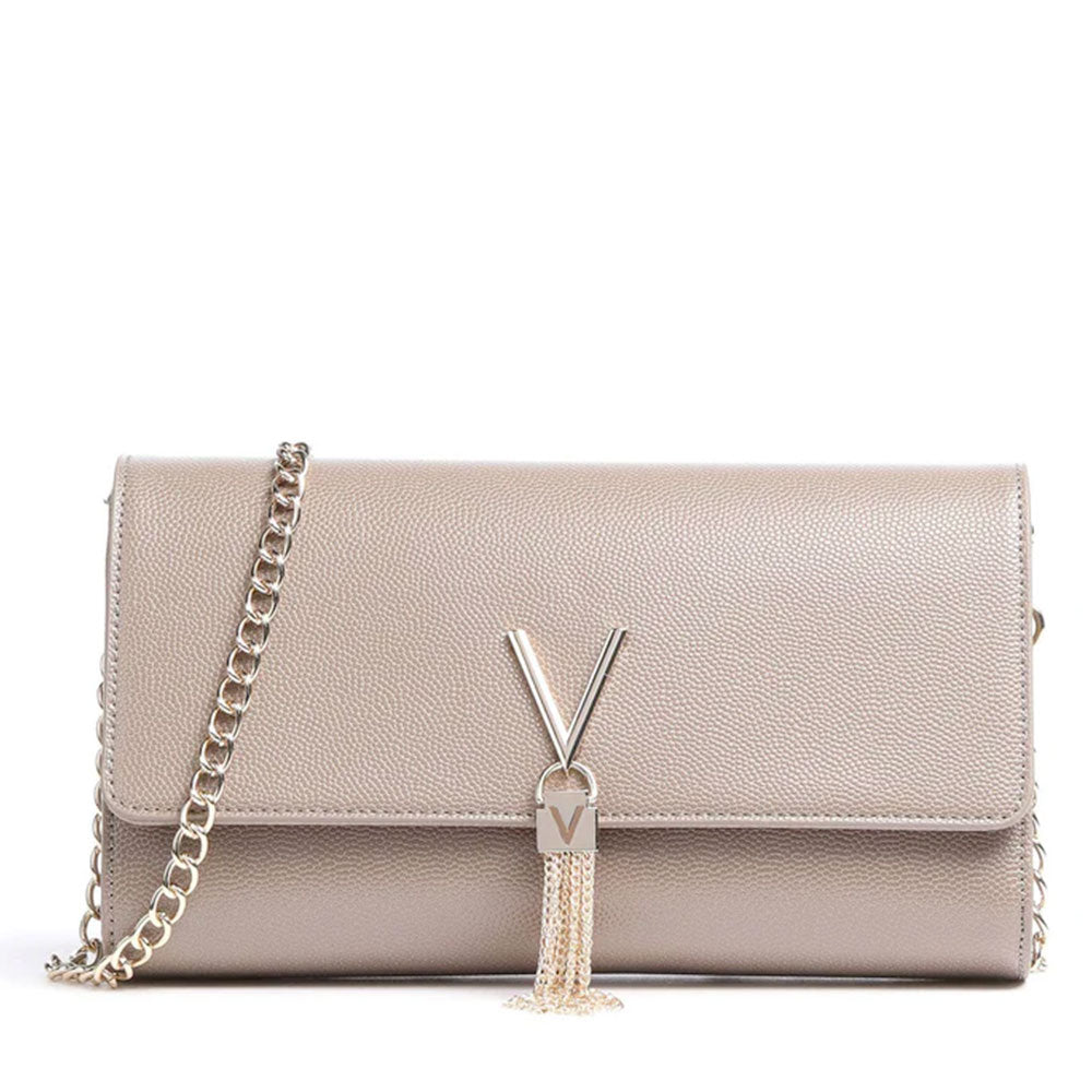 Borsa Donna a Tracolla VALENTINO BAGS linea Divina Colore Taupe - VBS1R401G