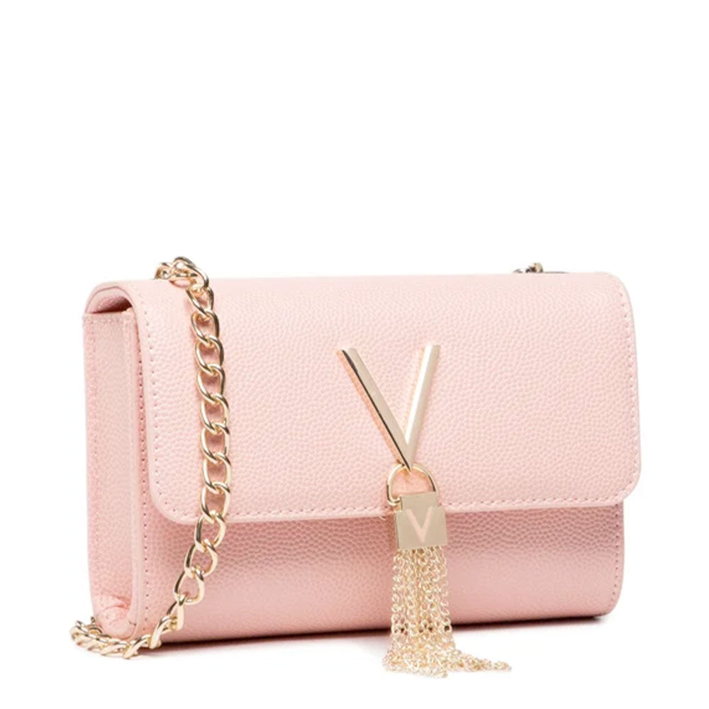 Borsa Donna a Tracolla VALENTINO BAGS linea Divina Colore Cipria - VBS1R403