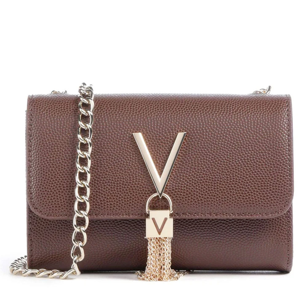 Borsa Donna a Tracolla VALENTINO BAGS linea Divina Colore Moro - VBS1R403G