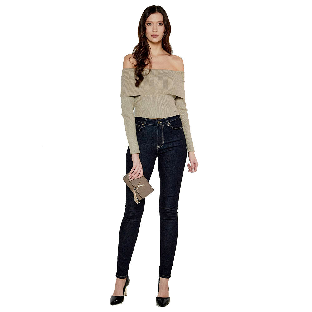 Borsa Donna a Tracolla VALENTINO BAGS linea Divina Colore Taupe - VBS1R403G