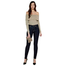 Borsa Donna a Tracolla VALENTINO BAGS linea Divina Colore Taupe - VBS1R403G