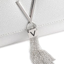 VALENTINO BAGS Damen Umhängetasche Divina Linie Farbe Silber - VBS1R403G