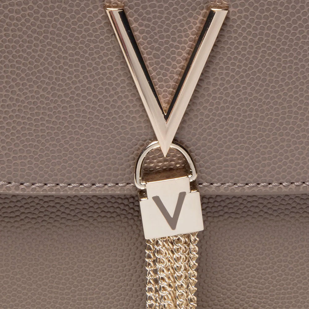 Borsa Donna a Spalla VALENTINO BAGS linea Divina Colore Taupe - VBS1R404G
