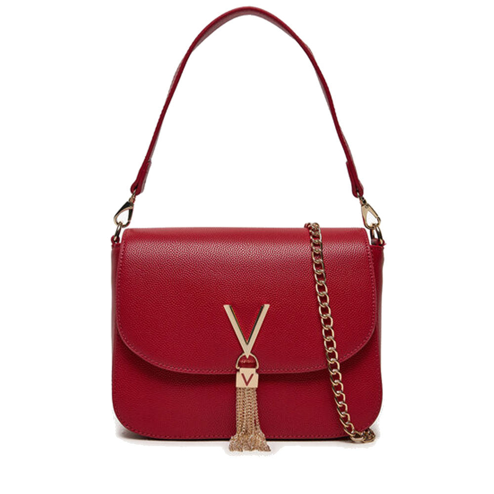 Borsa Donna a Spalla VALENTINO BAGS linea Divina Colore Rosso Scuro - VBS1R404G