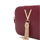 Women's Burgundy Crossbody Bag VALENTINO BAGS Divina - VBS1R409G