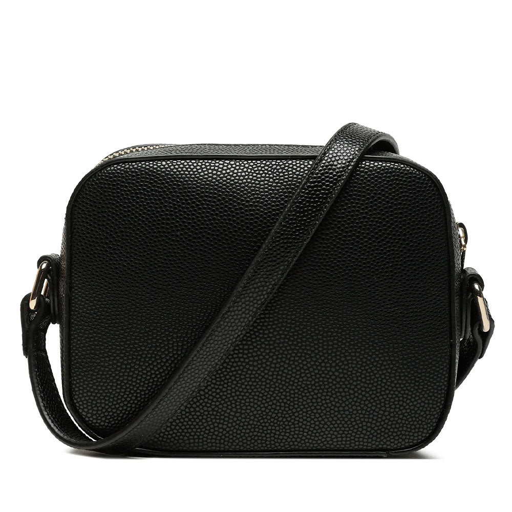 Women's Black and Gold Crossbody Bag VALENTINO BAGS Divina - VBS1R409G