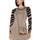 Damen-Umhängetasche VALENTINO BAGS Modell Divina in Taupe - VBS1R409G