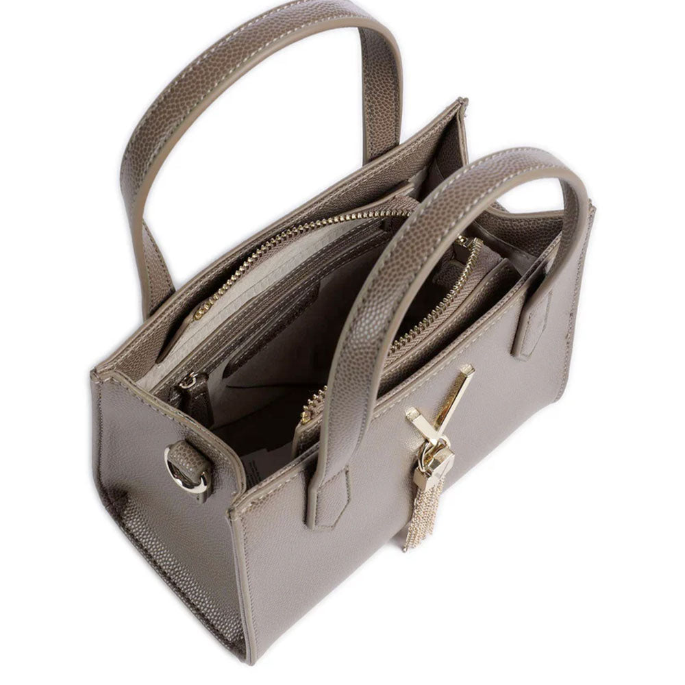 Kleine Damen-Henkeltasche VALENTINO BAGS Modell Divina in Taupe - VBS1R415G