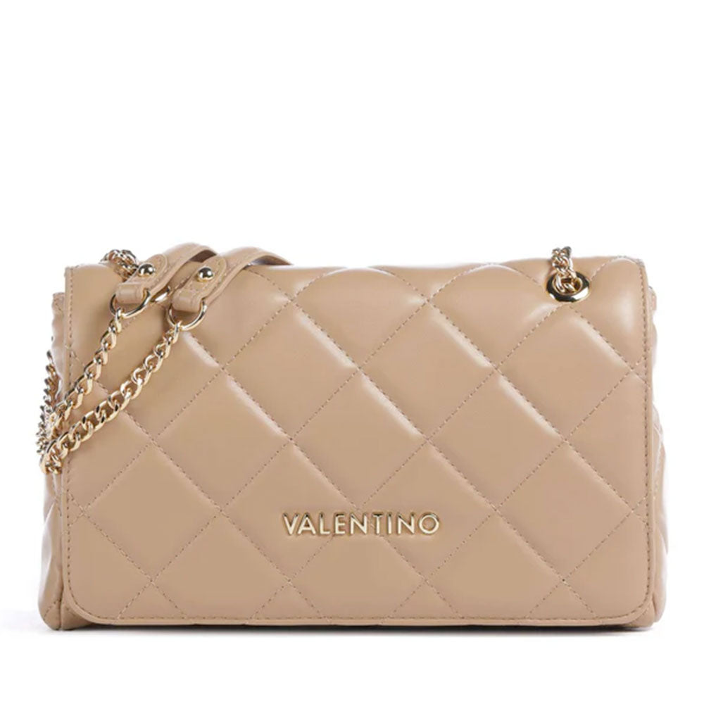 Borsa Donna a Tracolla Media VALENTINO BAGS linea Ocarina Colore Beige - VBS3KK02R