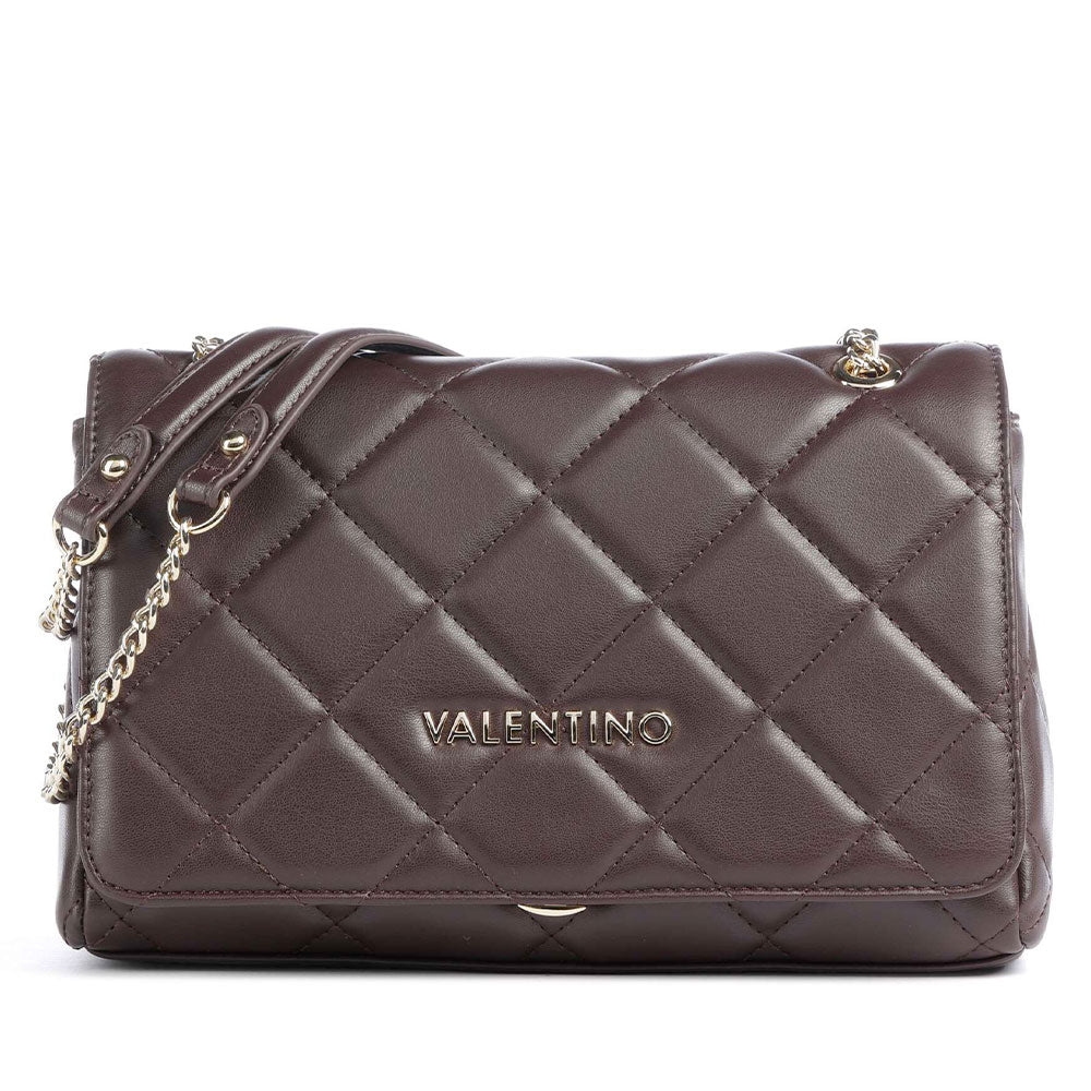 Borsa Donna a Tracolla Media VALENTINO BAGS linea Ocarina Colore Moro - VBS3KK02R