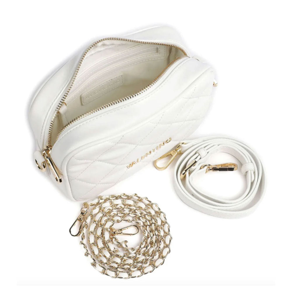 VALENTINO BAGS Damen Umhängetasche Ocarina Line Weiß Farbe - VBS3KK51R