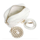 VALENTINO BAGS Damen Umhängetasche Ocarina Line Weiß Farbe - VBS3KK51R