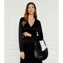 Borsa Donna Hobo a Spalla con Tracolla VALENTINO BAGS linea Alexia Colore Nero