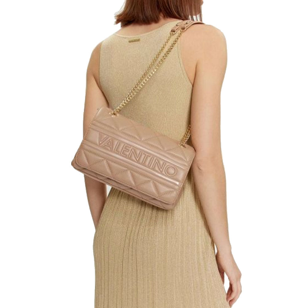 VALENTINO BAGS Ada Linie 
Damen Schultertasche und Umhängetasche in Kamelfarbe
