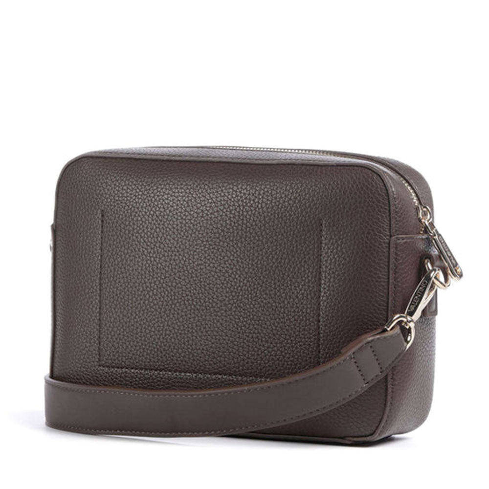 Borsa Donna a Spalla e Tracolla VALENTINO BAGS linea Alexia Colore Moro Chiusa con Zip