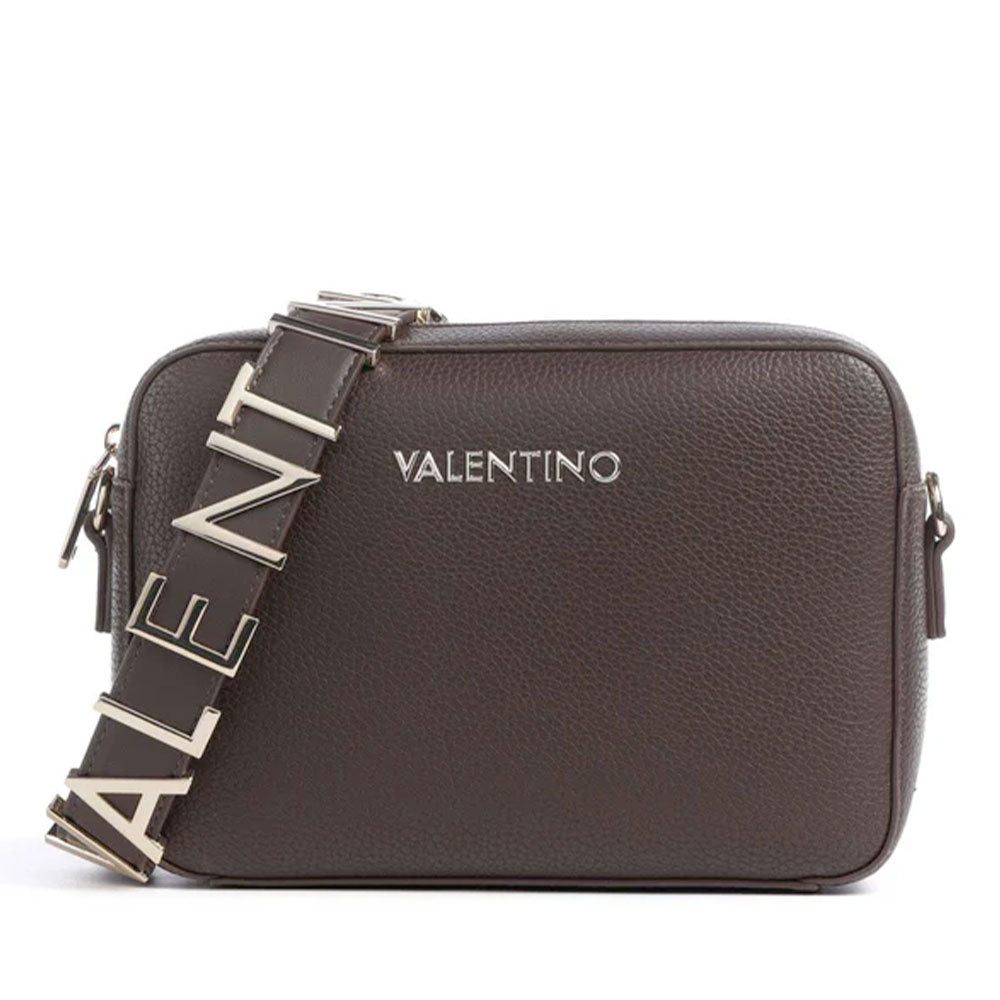 Borsa Donna a Spalla e Tracolla VALENTINO BAGS linea Alexia Colore Moro Chiusa con Zip