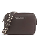 Women's Shoulder and Crossbody Bag VALENTINO BAGS Alexia in Dark Brown with Zip Closure