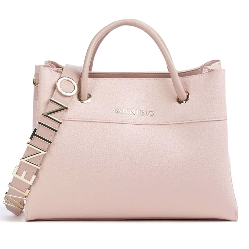 Borsa Donna a Mano con Tracolla VALENTINO BAGS linea Alexia Colore Cipria