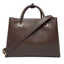 Women's Dark Brown Handbag with Shoulder Strap VALENTINO BAGS Alexia