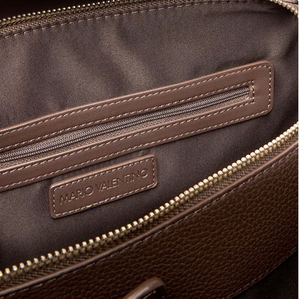 Women's Dark Brown Handbag with Shoulder Strap VALENTINO BAGS Alexia