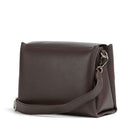 Women's Dark Brown Leather Crossbody Bag VALENTINO BAGS Alexia
