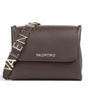 Women's Dark Brown Leather Crossbody Bag VALENTINO BAGS Alexia