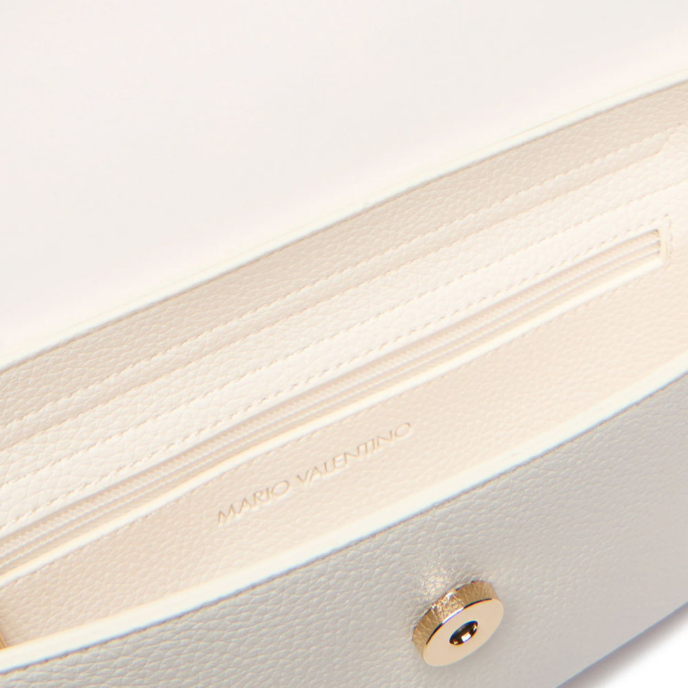 Borsa Donna a Spalla VALENTINO BAGS linea Alexia Colore Bianco - Cuoio - VBS5A804