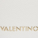 Borsa Donna Hobo a Spalla con Tracolla VALENTINO BAGS linea Alexia Colore Bianco - Cuoio