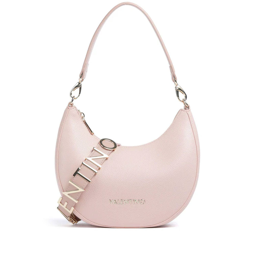 Borsa Donna Hobo a Spalla con Tracolla VALENTINO BAGS linea Alexia Colore Cipria