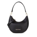 VALENTINO BAGS Hobo-Umhängetasche für Damen mit Schultergurt, Linie Alexia, Farbe Schwarz