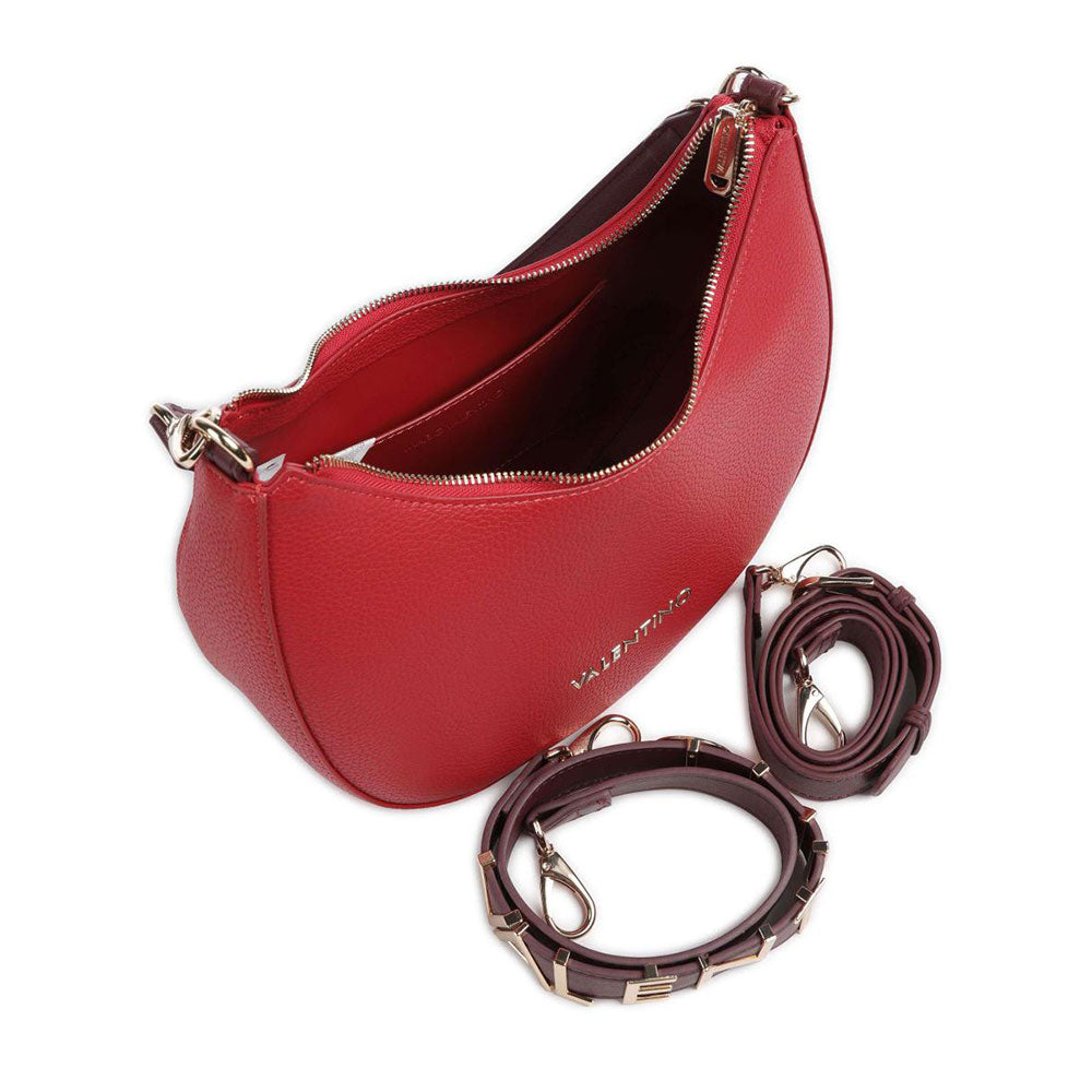 Hobo-Umhängetasche für Damen mit Schultergurt VALENTINO BAGS Alexia-Linie Farbe Rot Mehrfarbig