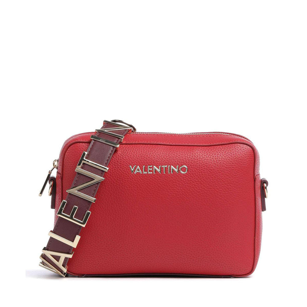 Borsa Donna a Spalla e Tracolla VALENTINO BAGS linea Alexia Colore Rosso Chiusa con Zip