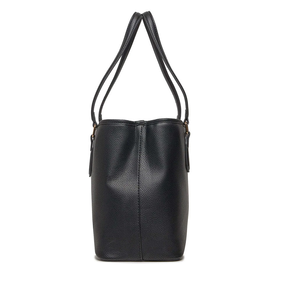 Women's Black Shopper Shoulder Bag VALENTINO BAGS Brixton