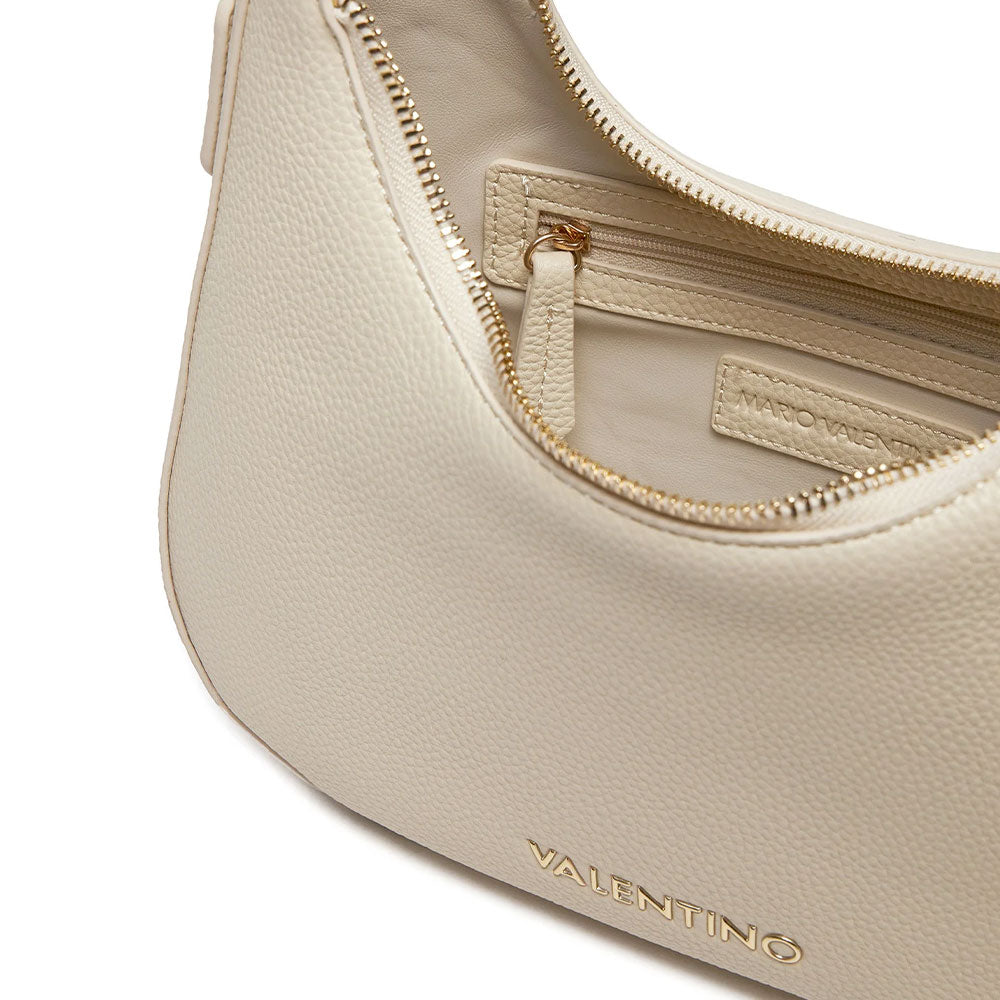 Borsa Donna Hobo a Spalla VALENTINO BAGS linea Brixton Colore Ecru
